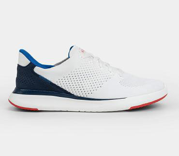 Kizik Lima Shoes White/Blue | CA_K61