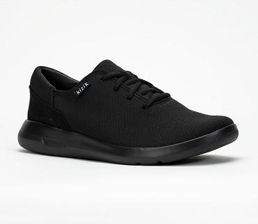 Kizik Madrid Eco Knit Shoes Black | CA_R25