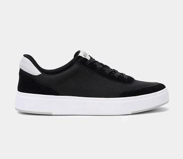 Kizik Prague Shoes Black/White | CA_I64