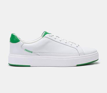 Kizik Vegas Shoes White/Green | CA_G67