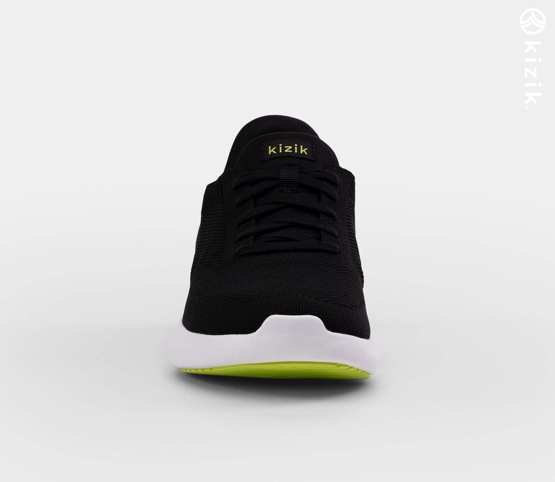 Kizik Athens Shoes Black/White | CA_L73