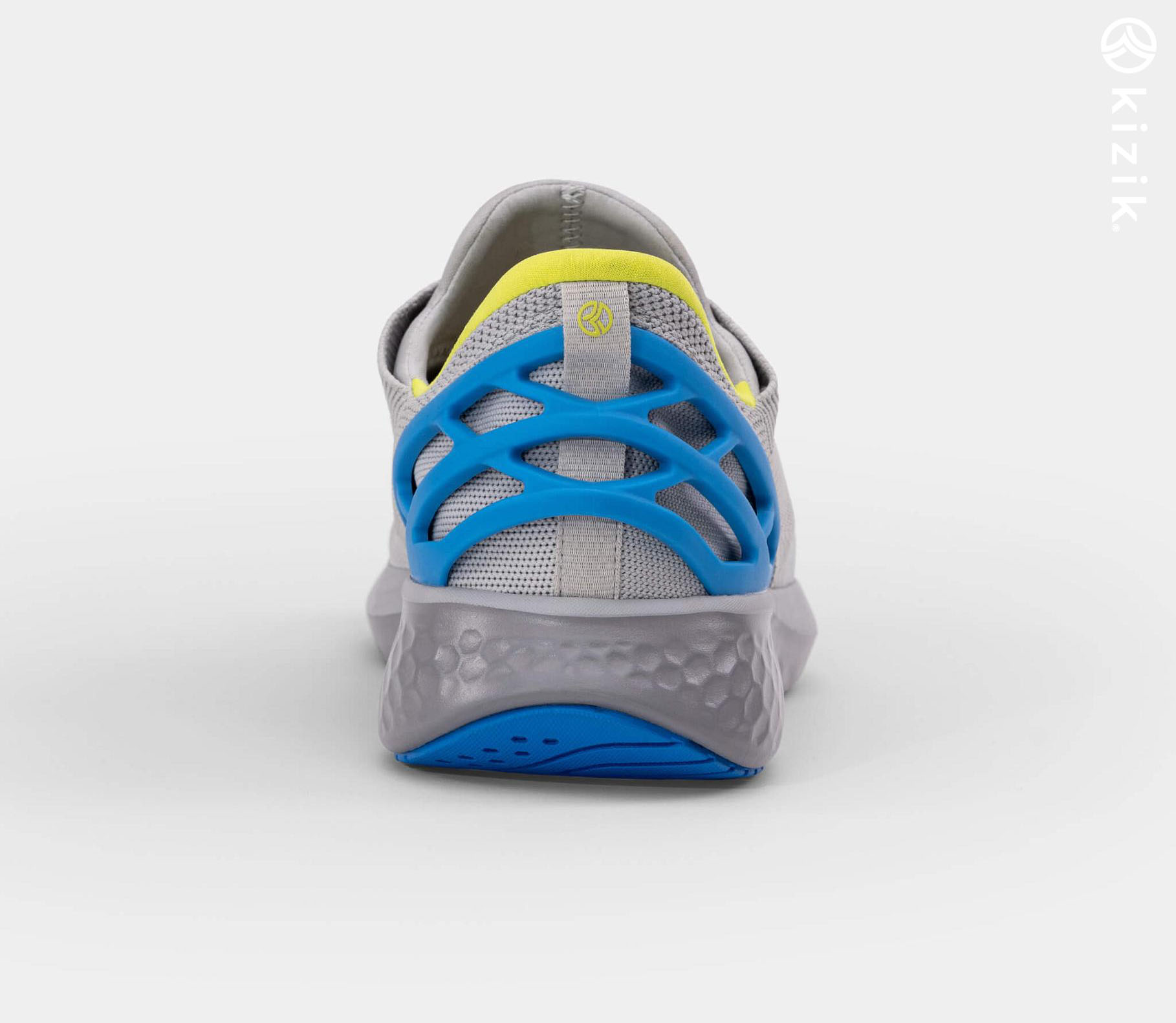 Kizik Athens Shoes Grey/Blue | CA_V76