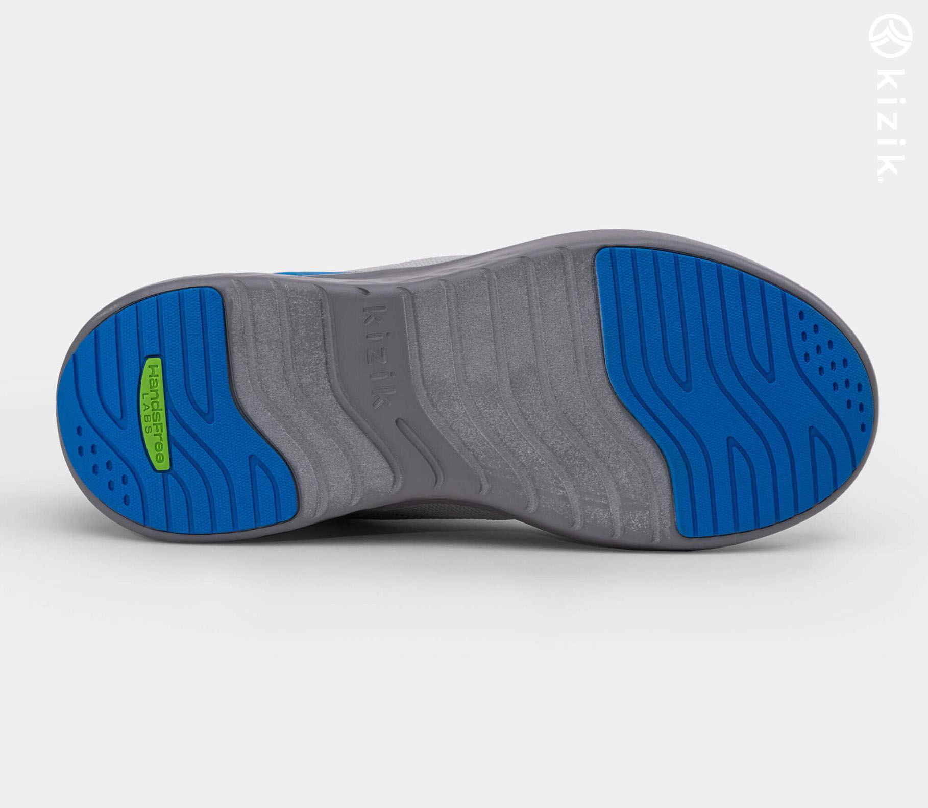 Kizik Athens Shoes Grey/Blue | CA_V76