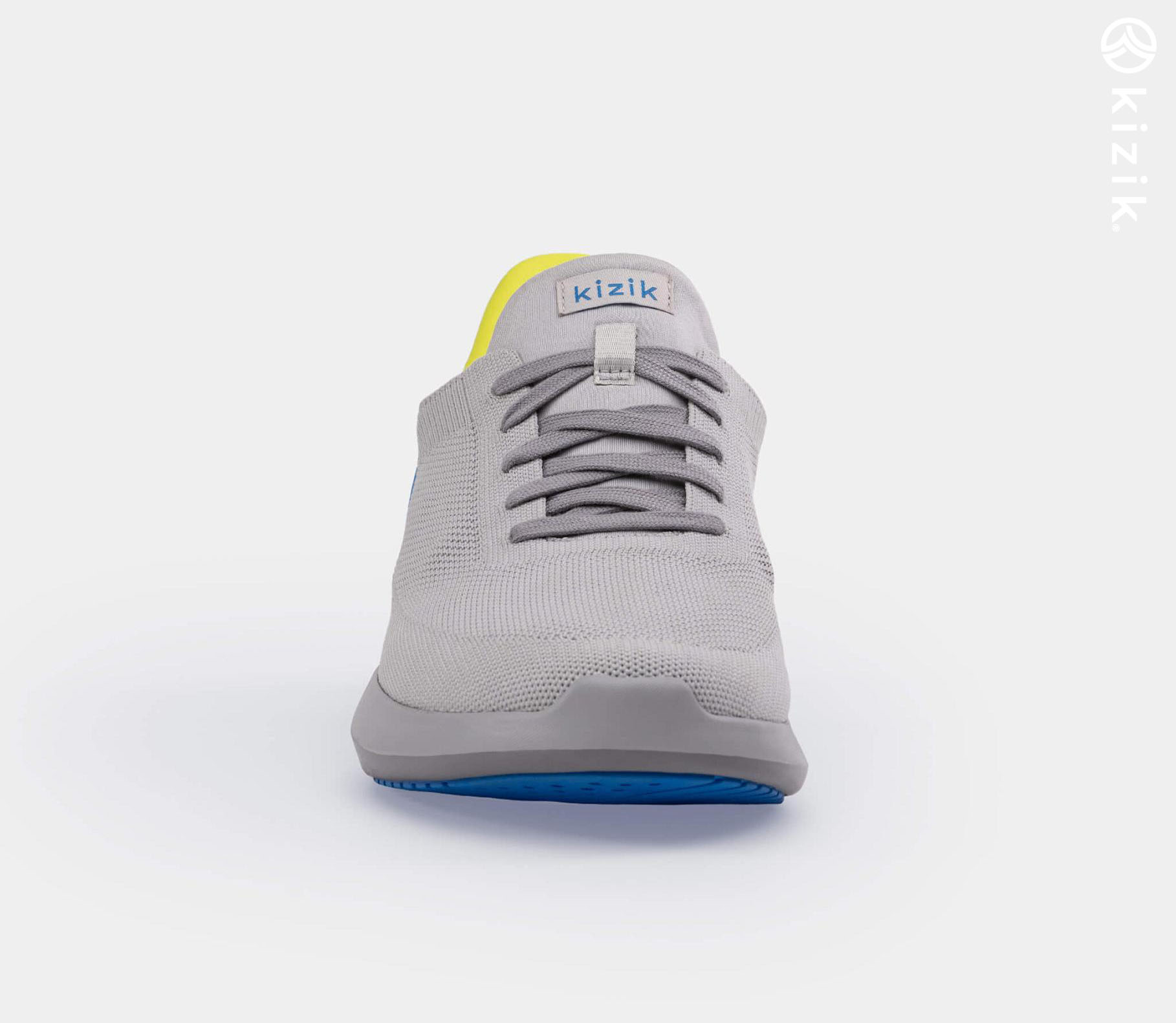 Kizik Athens Shoes Grey/Blue | CA_V76