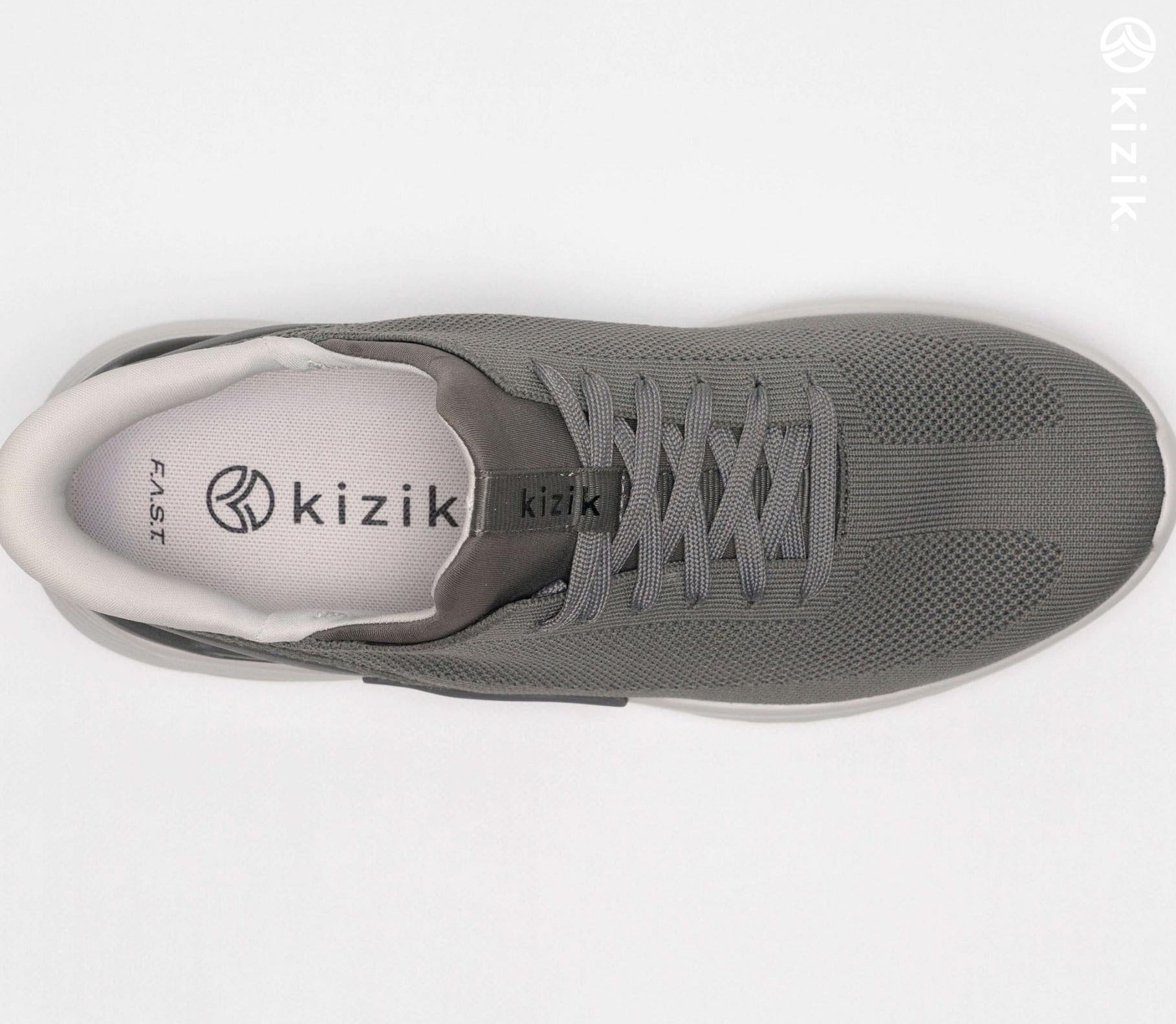 Kizik Cairo Shoes Grey | CA_K31