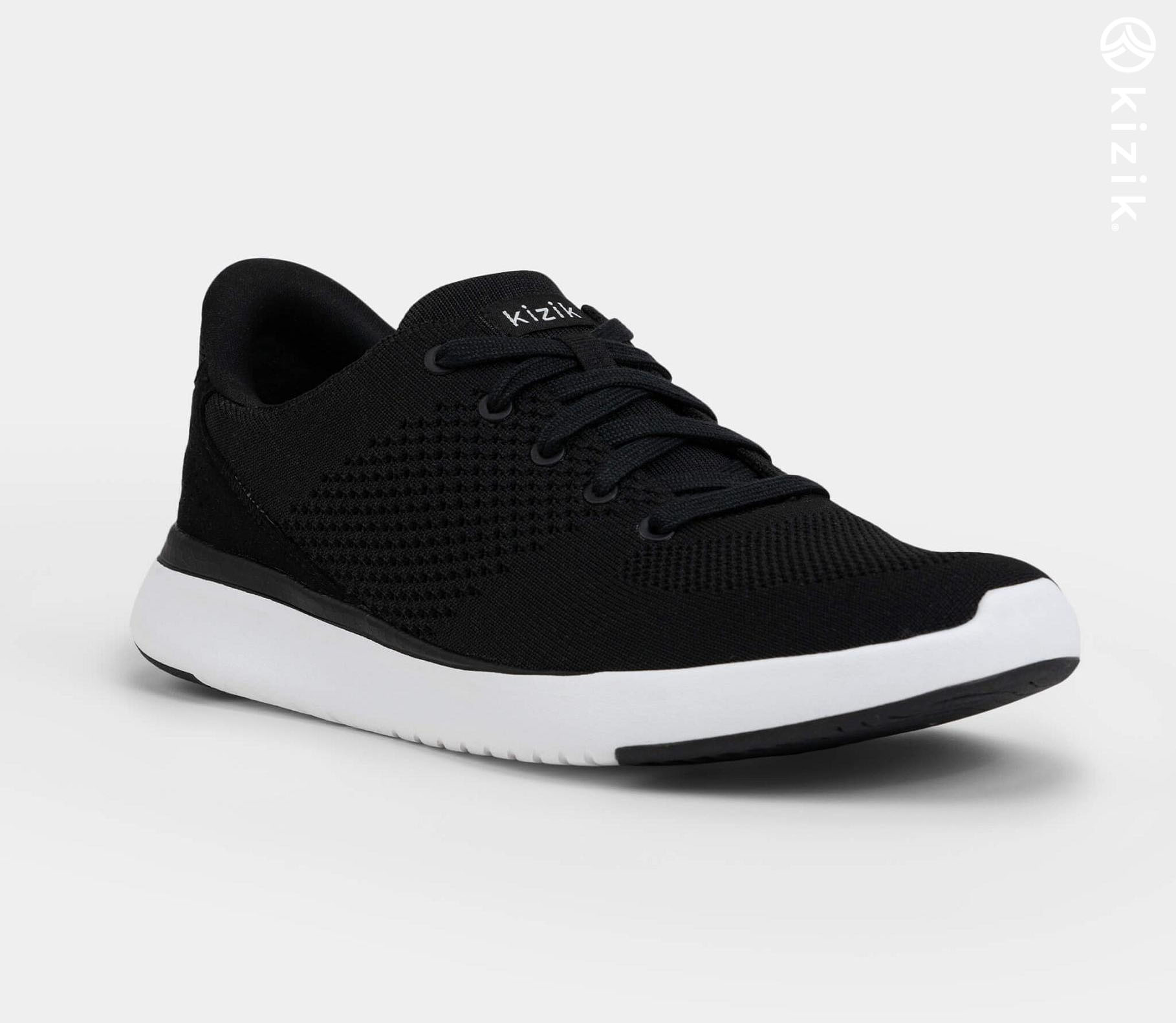 Kizik Lima Shoes Black/White | CA_Y58