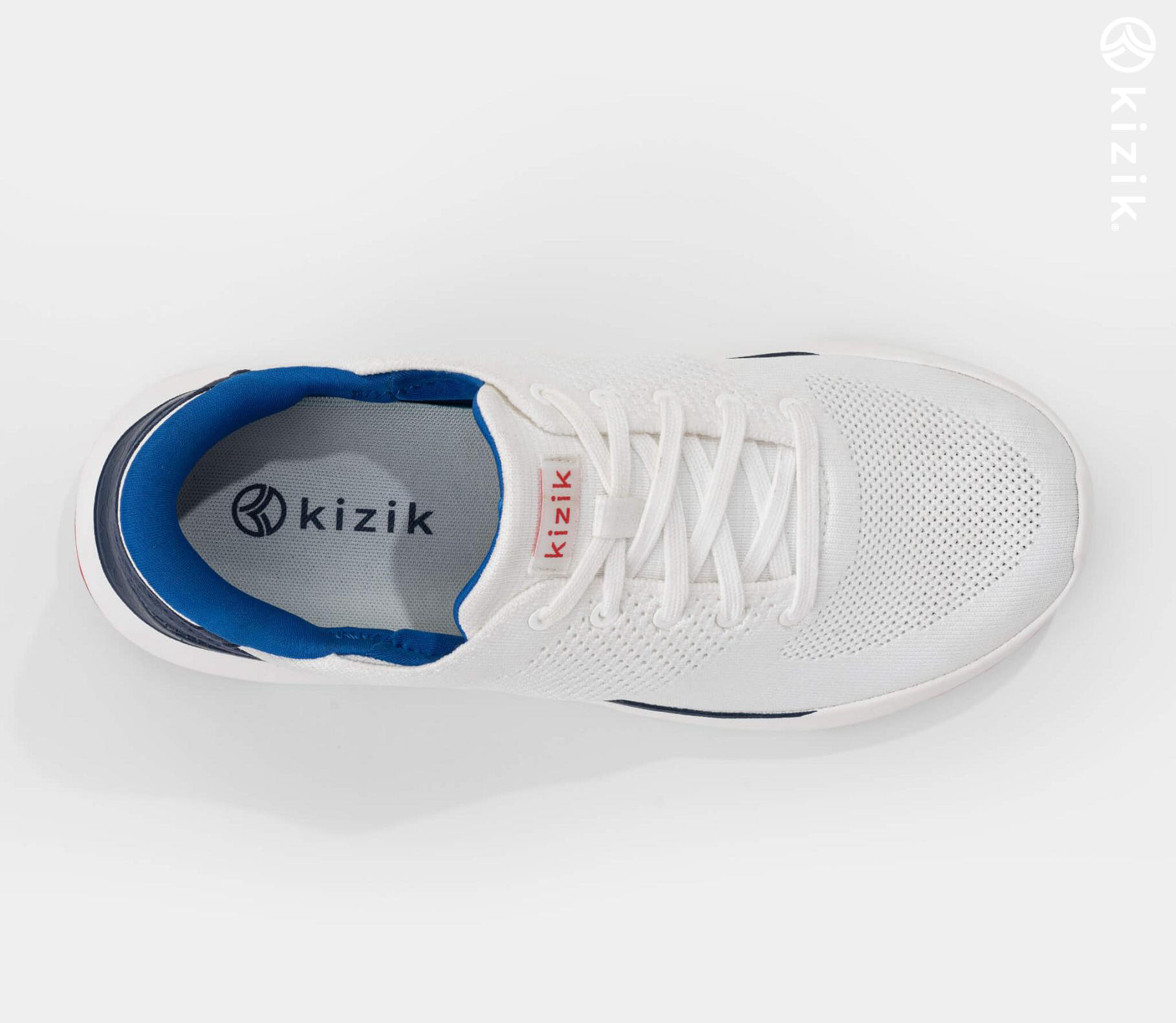 Kizik Lima Shoes White/Blue | CA_K61