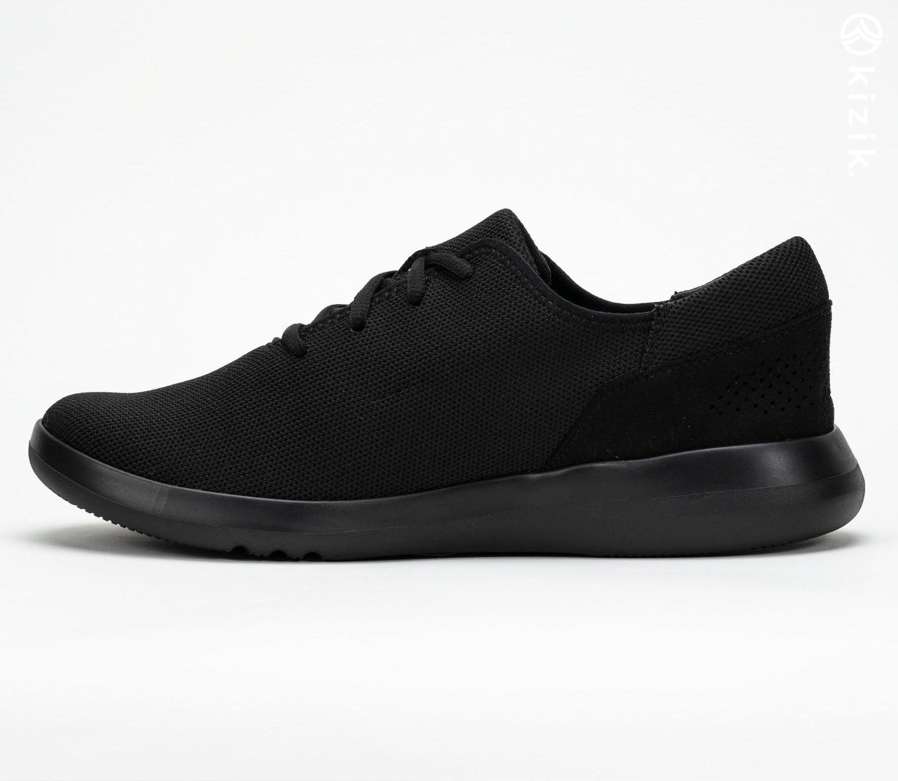 Kizik Madrid Eco Knit Shoes Black | CA_K35