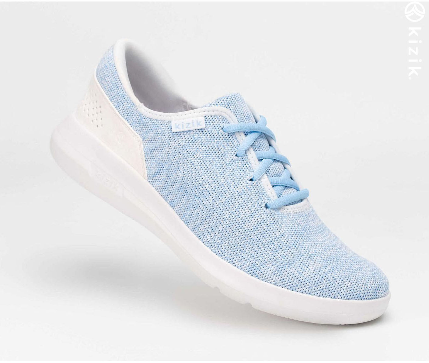 Kizik Madrid Eco Knit Shoes Blue | CA_L32