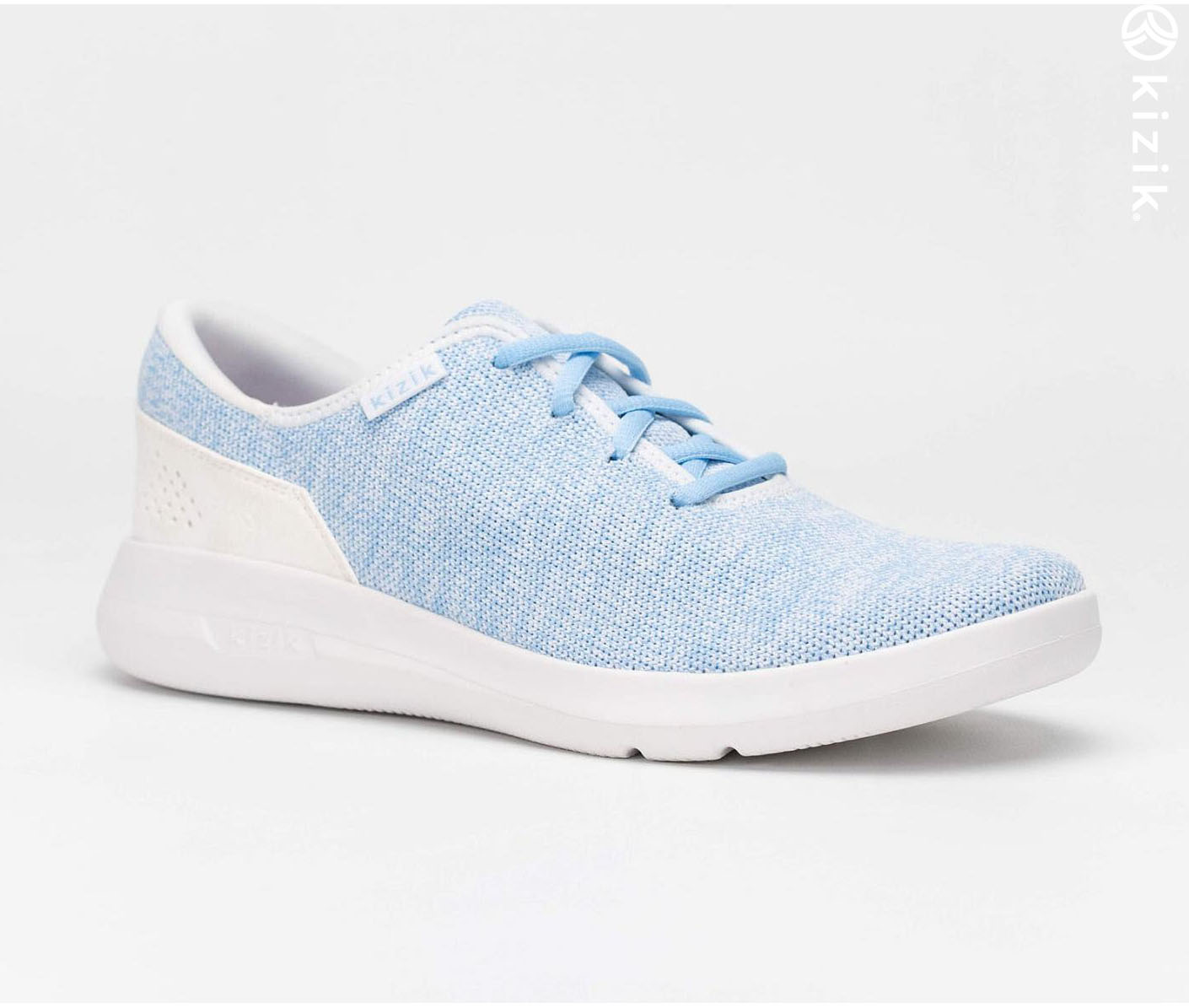 Kizik Madrid Eco Knit Shoes Blue | CA_L32