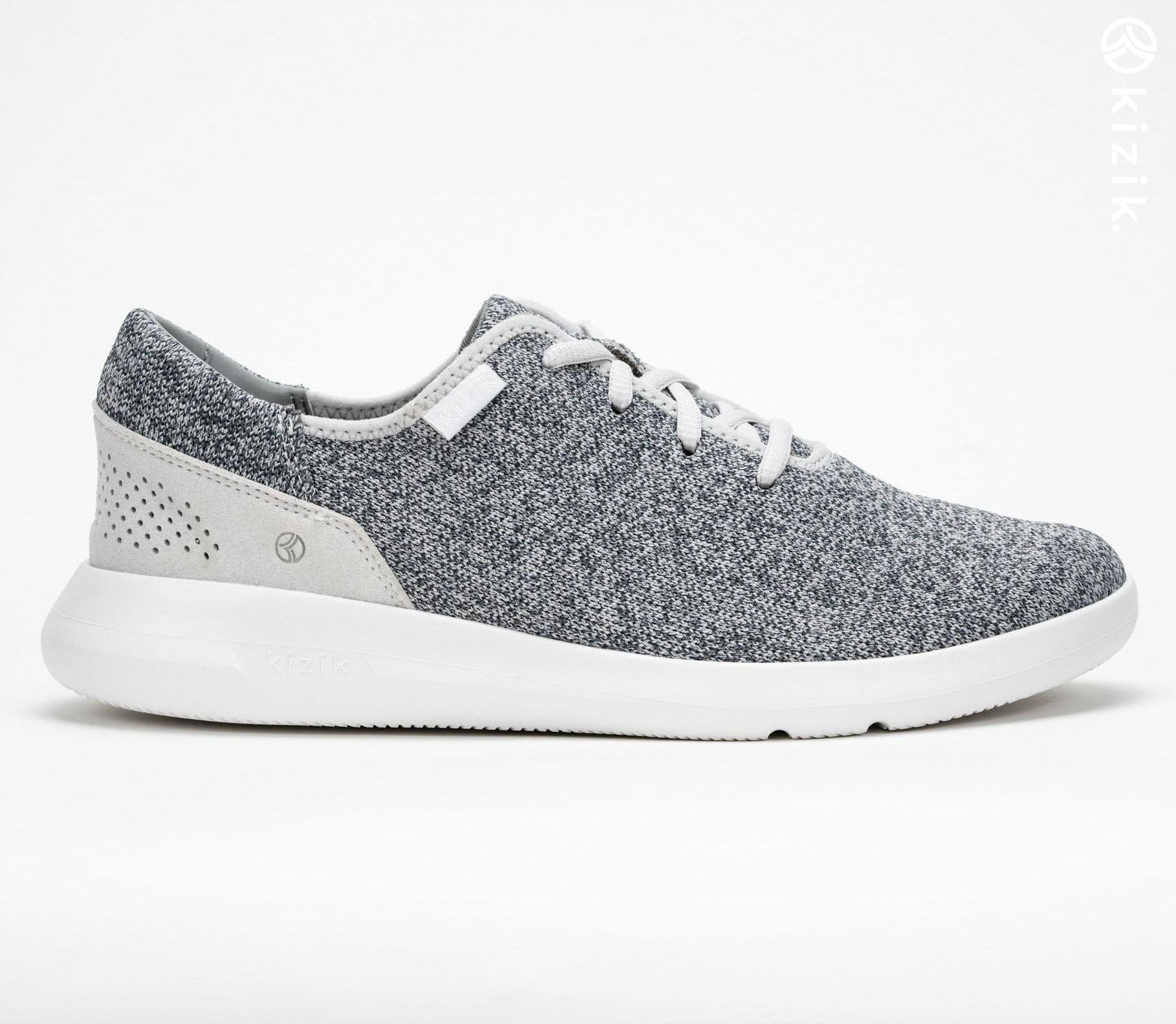 Kizik Madrid Eco Knit Shoes Grey | CA_G36