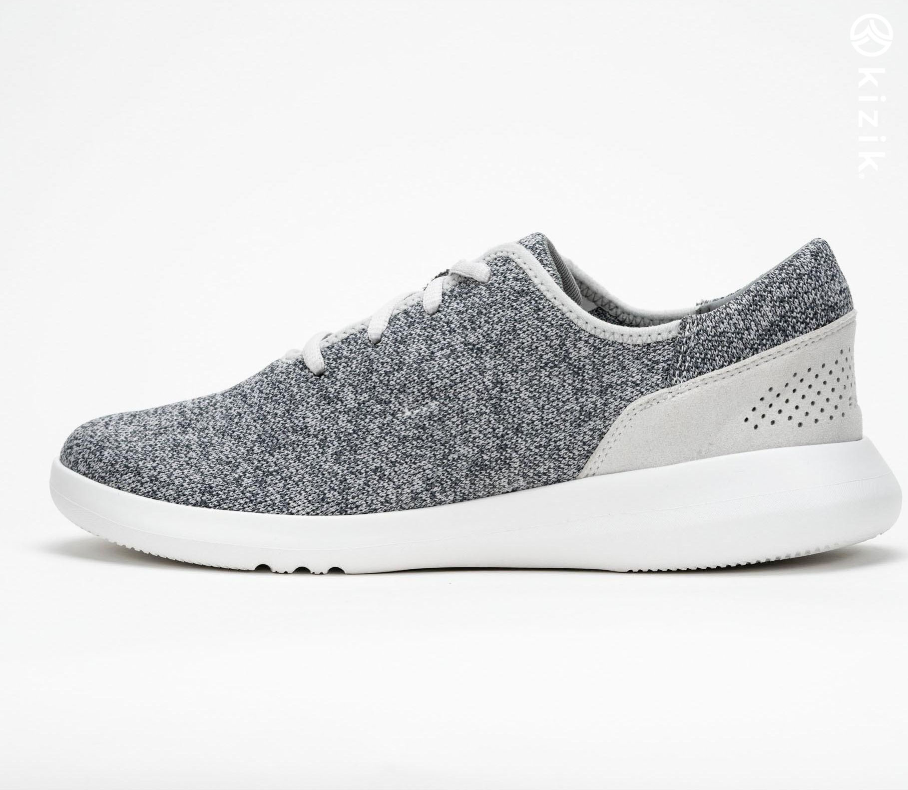 Kizik Madrid Eco Knit Shoes Grey | CA_G36