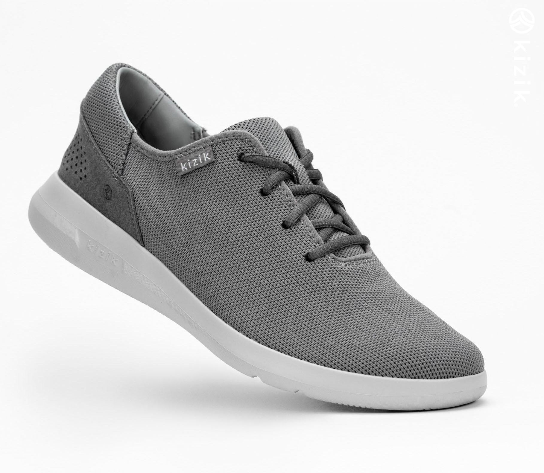 Kizik Madrid Eco Knit Shoes Light Grey | CA_F38