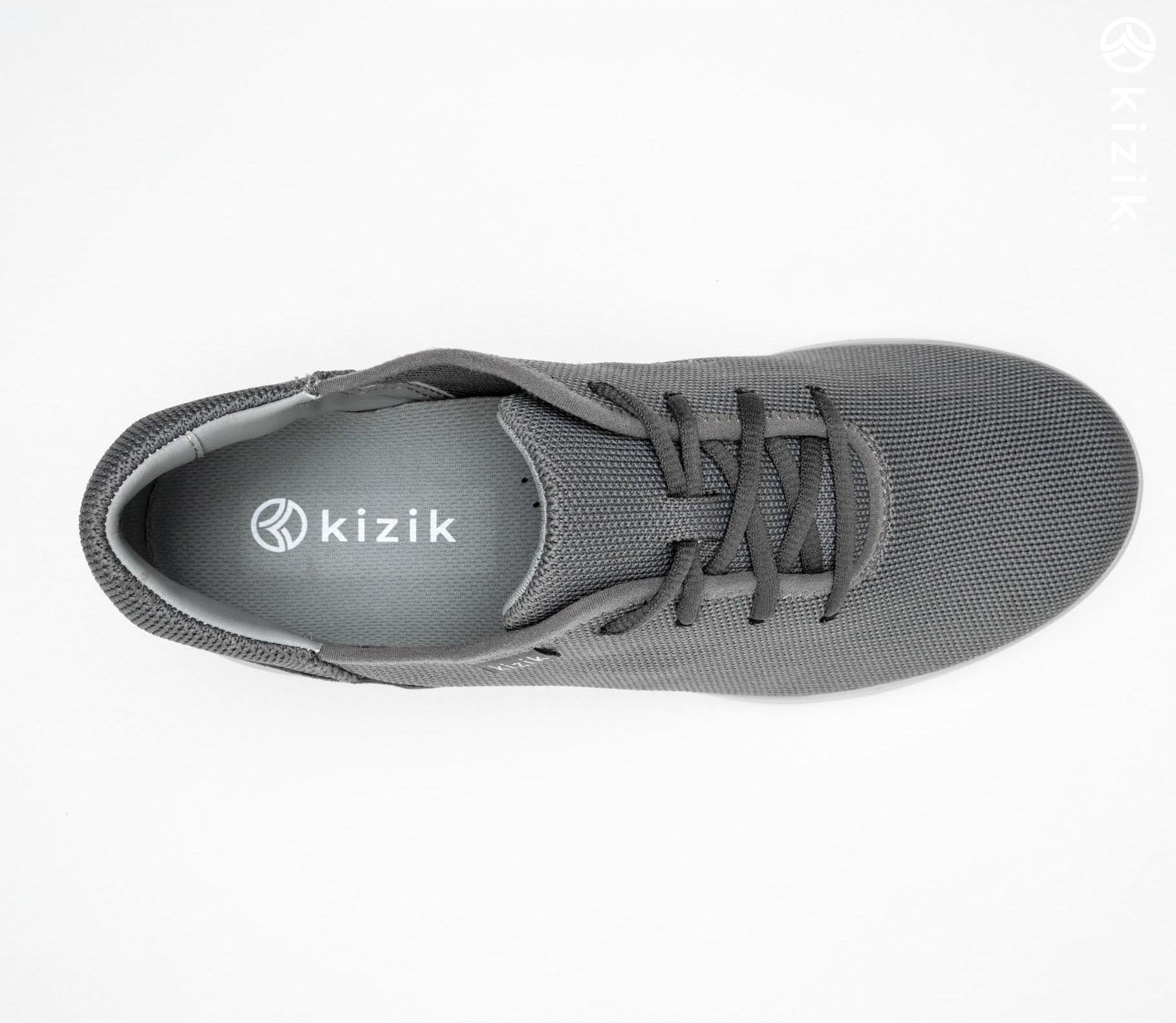 Kizik Madrid Eco Knit Shoes Light Grey | CA_F38