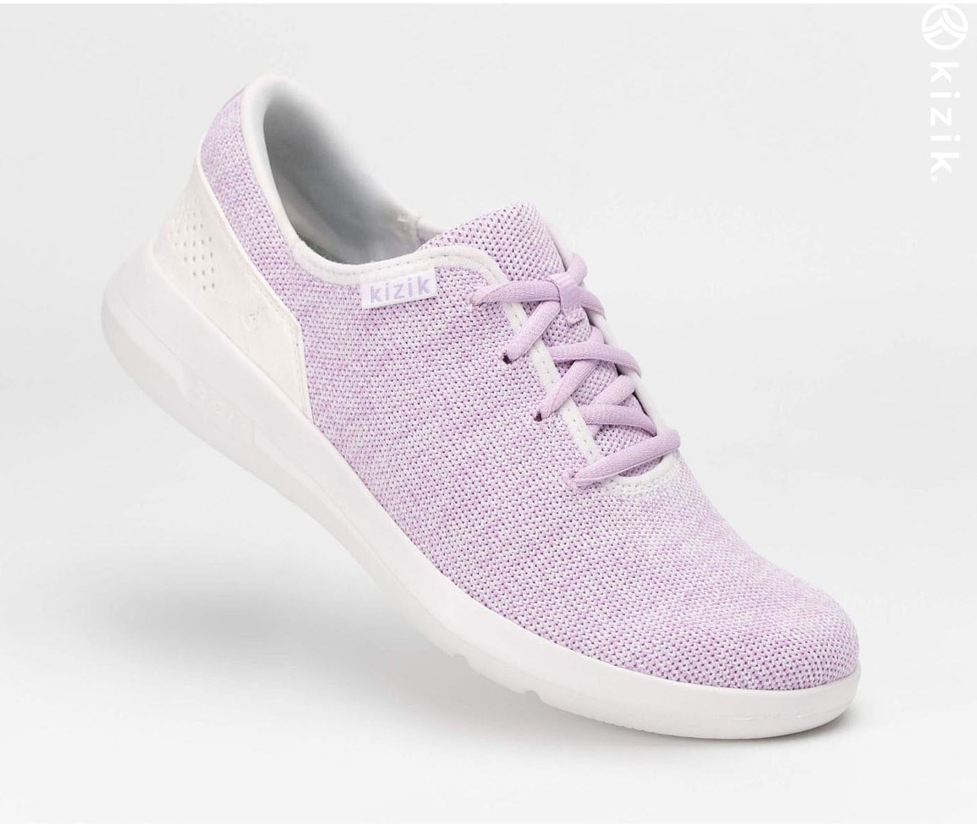 Kizik Madrid Eco Knit Shoes Purple | CA_I33