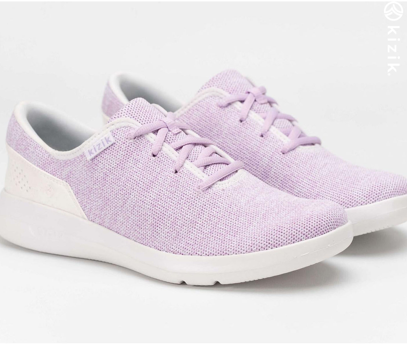 Kizik Madrid Eco Knit Shoes Purple | CA_I33