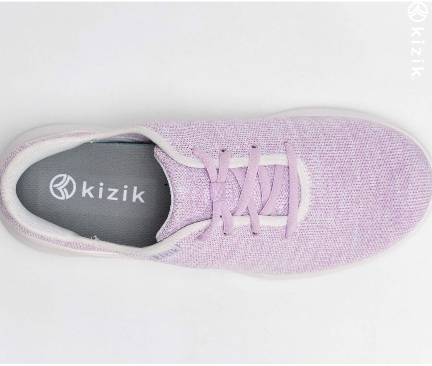 Kizik Madrid Eco Knit Shoes Purple | CA_I33