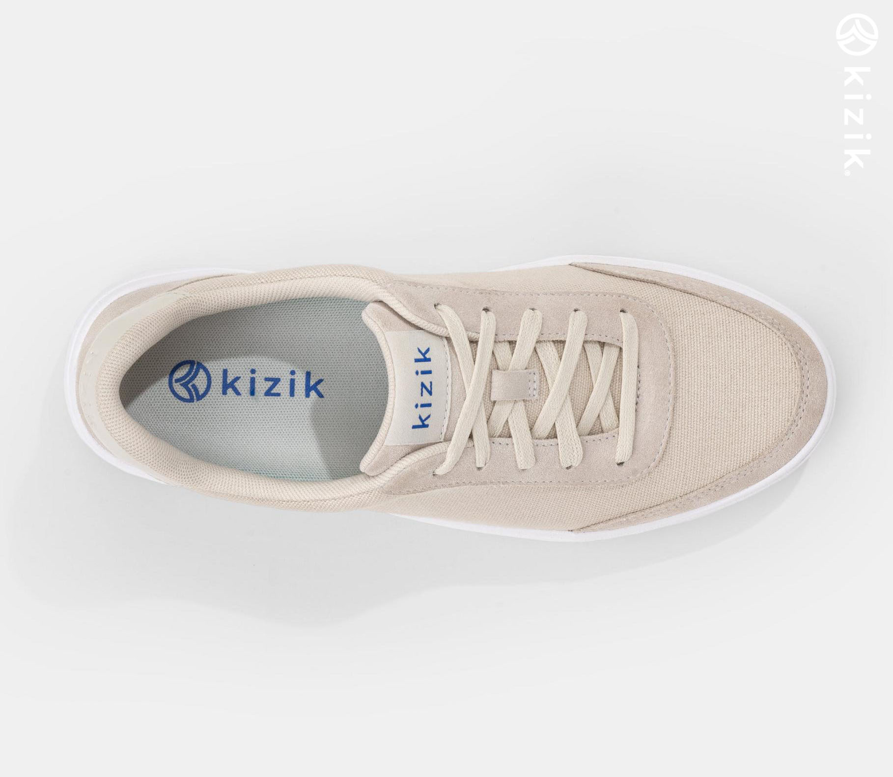 Kizik Prague Shoes Beige | CA_F18