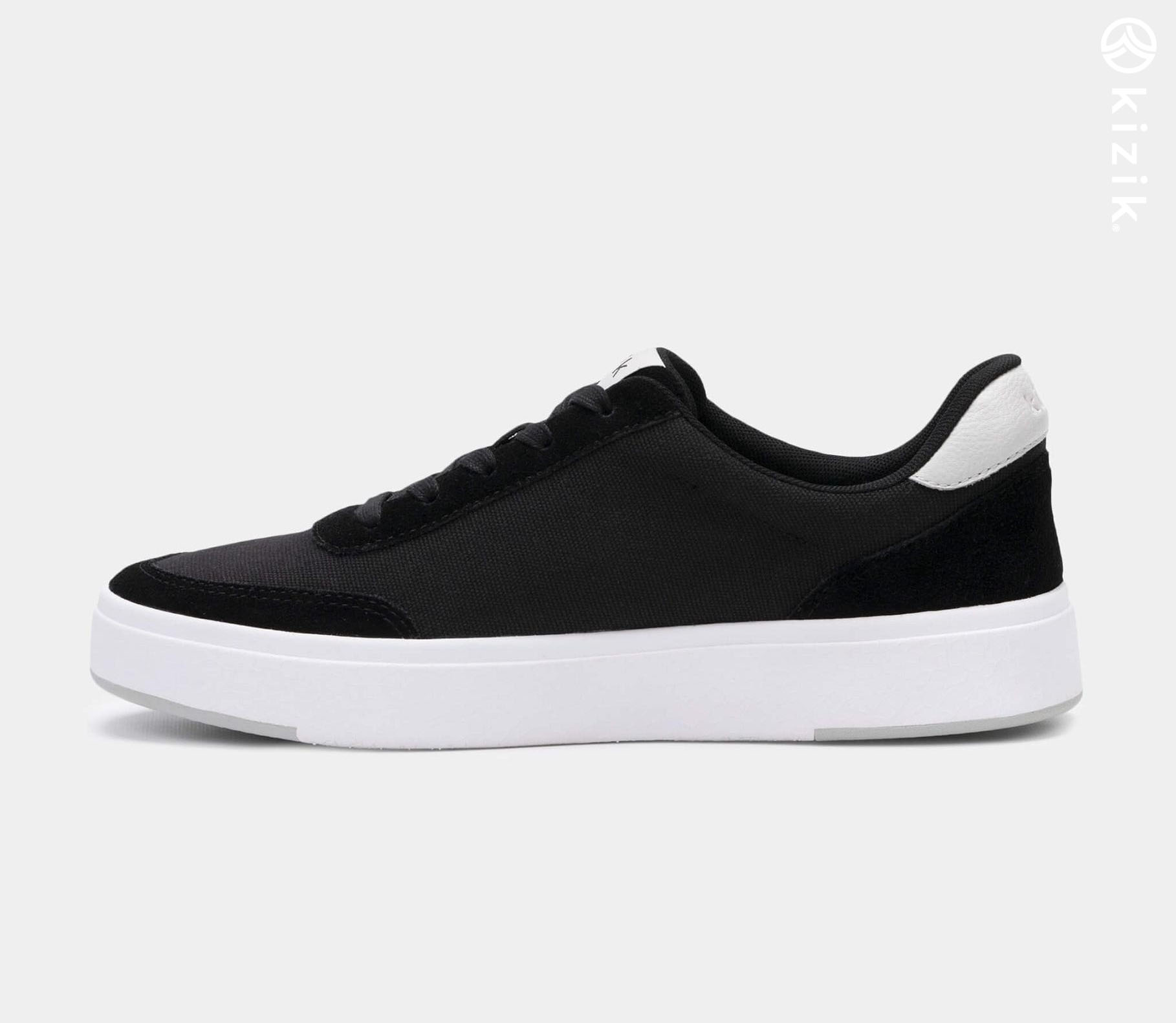 Kizik Prague Shoes Black/White | CA_I64